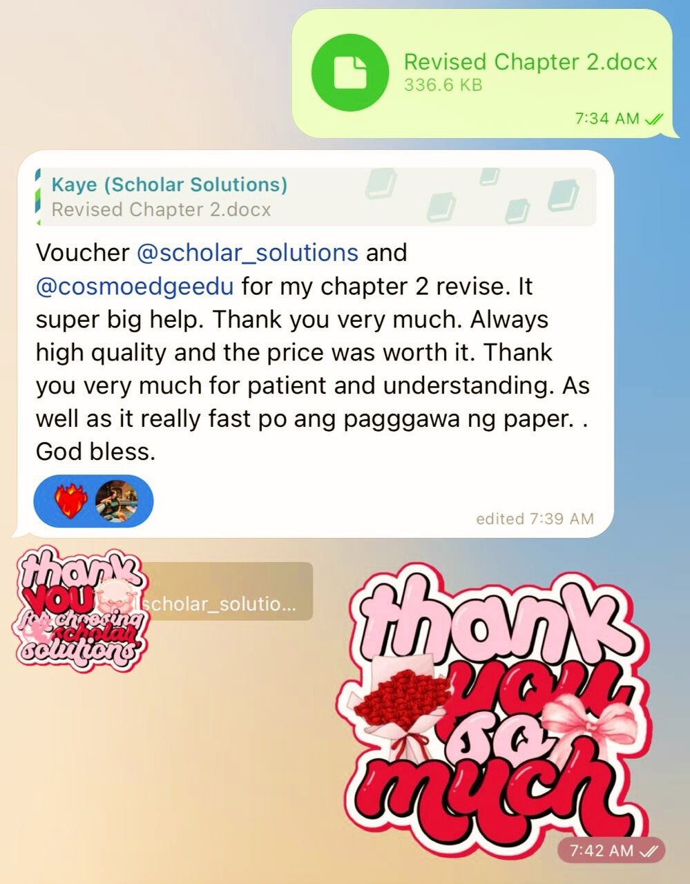 Student Testimonial 1